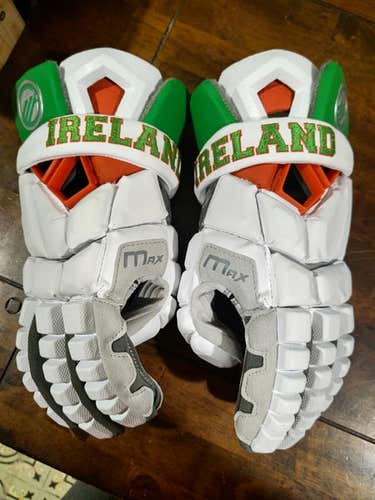 Maverik Max Lacrosse Gloves 13" TEAM IRELAND LACROSSE WORLD GAMES (New)