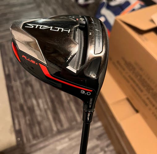 Used TaylorMade Stealth Right Handed Driver Extra Stiff Flex 9 Loft with Prov1’s