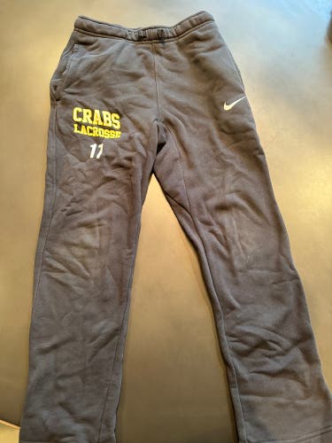 Crabs Lacrosse Sweatpants with #17 - Youth Medium