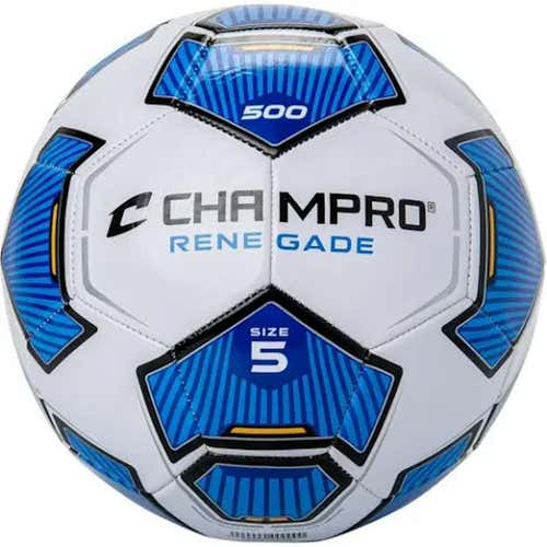 New Renegade Soccer Ball Sz 5 Royal