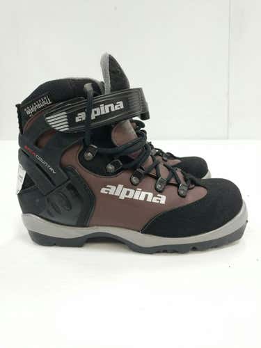 Used Alpina Back Country W 05-05.5 Jr 03.5-04 Women's Cross Country Ski Boots