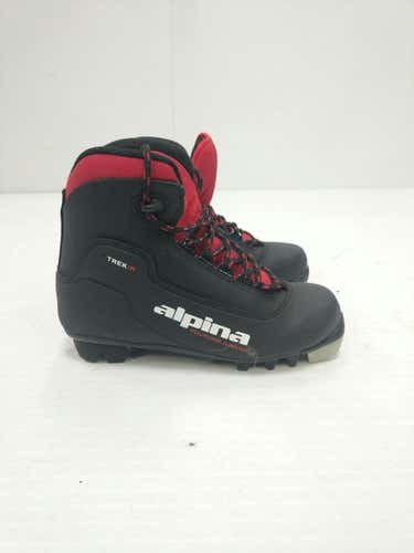 Used Alpina Trek Jr Jr-02 Boys' Cross Country Ski Boots
