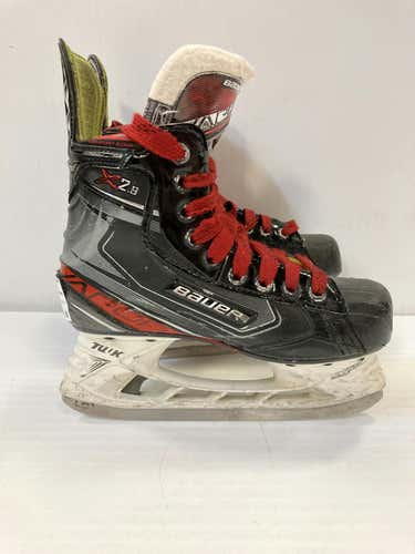 Used Bauer X2.9 Junior 02.5 Ice Hockey Skates