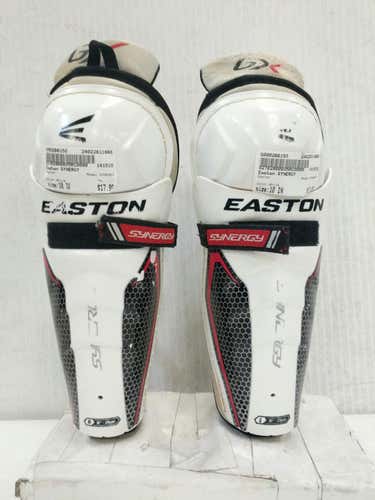Used Easton Synergy 10" Hockey Shin Guards