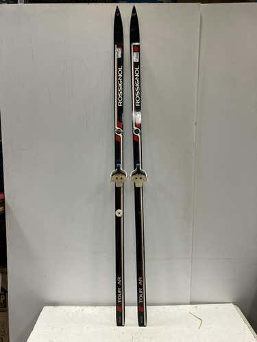 Used Rossignol Tour Ar 75mm 190 Cm Men's Cross Country Ski Combo