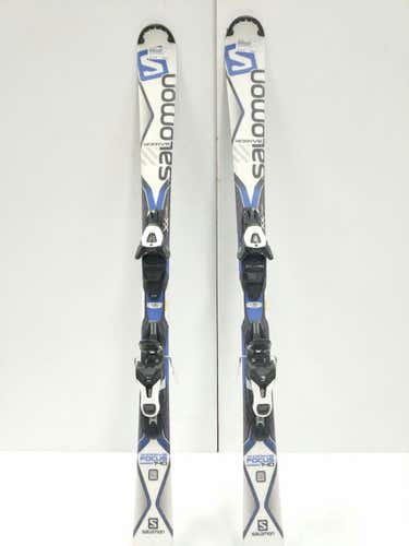 Used Salomon Xdrive Focus 140 Cm Men's Downhill Ski Combo