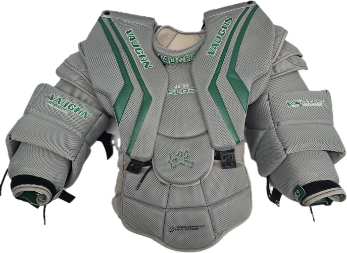 VAUGHN VENTUS SLR2 PRO STOCK GOALIE CHEST PROTECTOR LARGE USED(12044)