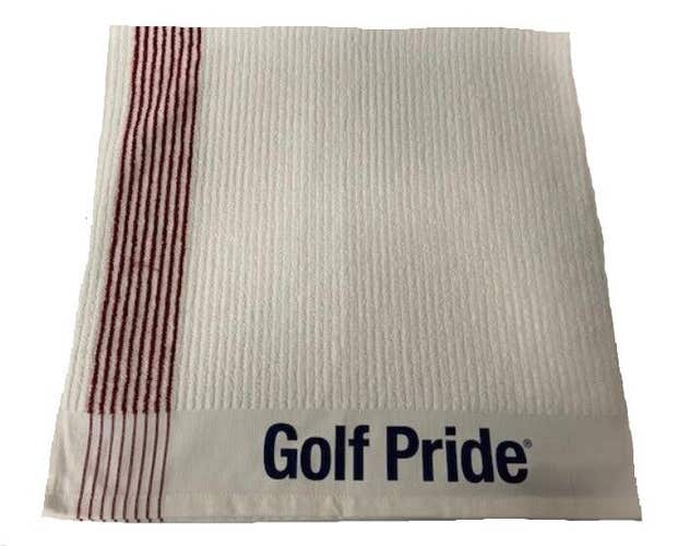 Golf Pride Tour Caddy Towel (White, 22" x 44") Golf NEW