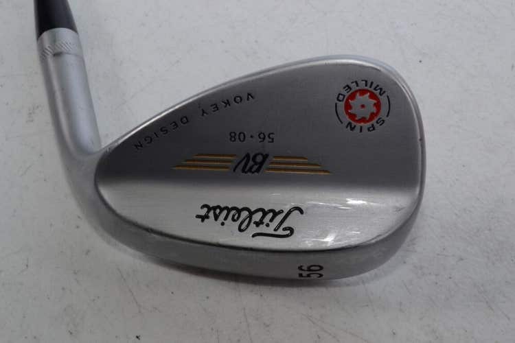 Titleist Vokey Spin Milled 2009 Tour Chrome 56*-08 Wedge Right Steel # 172196