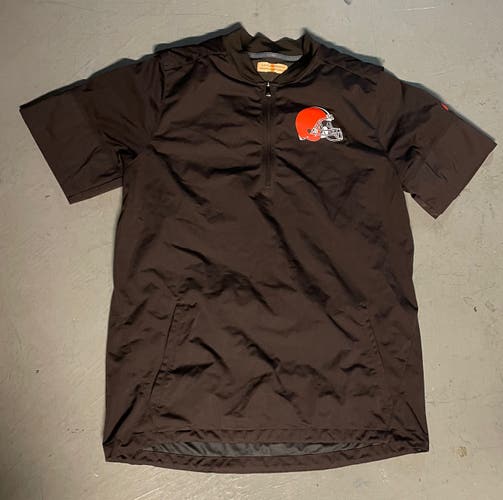 Cleveland Browns Pro Stock SS Coaches Jacket size L