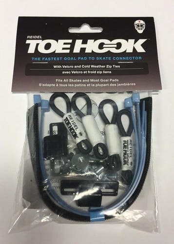 New Toe Hook Hockey Goalie Skates Pads tiedown system string complete set system