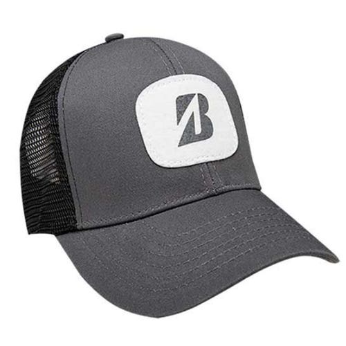 NEW Bridgestone Stretch Trucker Grey Snapback Adjustable Golf Hat/Cap