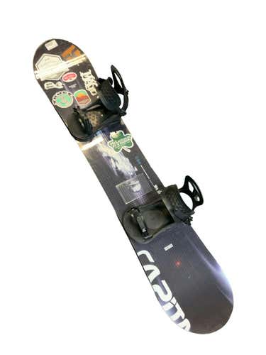 Used Capita Outerspace 154 Cm Men's Snowboard Combo