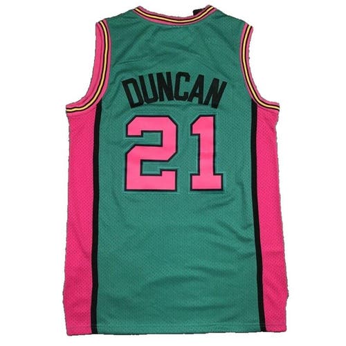 Tim Duncan Spurs Jersey 48 XL