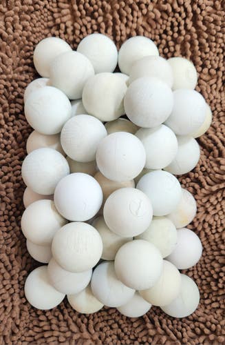 48 Pack Lacrosse Balls (White)