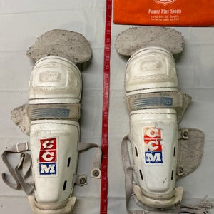 CCM SG5 Vintage Hockey Shin Pads 12”