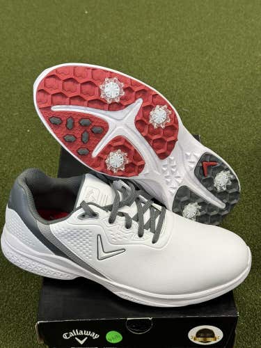 Callaway Men's Solana TRX V2 Golf Shoes - Grey - 10 2E Wide White/Grey CG220WGY