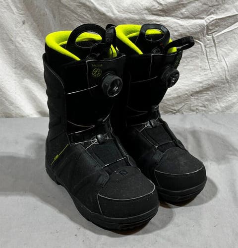 Salomon Faction Boa-Coiler Black All-Mountain Snowboard Boots US 7 EU 39-2/3