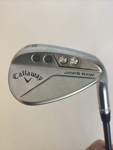 Callaway Jaws Raw 58* Wedge With KBS Max Graphite Shaft