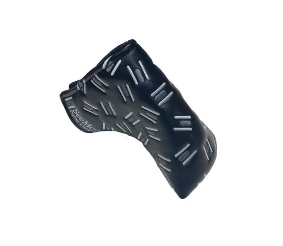 NEW SeeMore Black With Floating RST Grey Magnetic Blade Putter Headcover