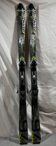 Fischer AMC 76 Titanium 170cm 120-76-105 r=16m Skis Fischer FX 12 Bindings GREAT