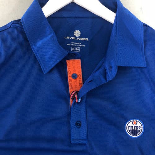 Edmonton Oilers XL golf shirt (NEW)
