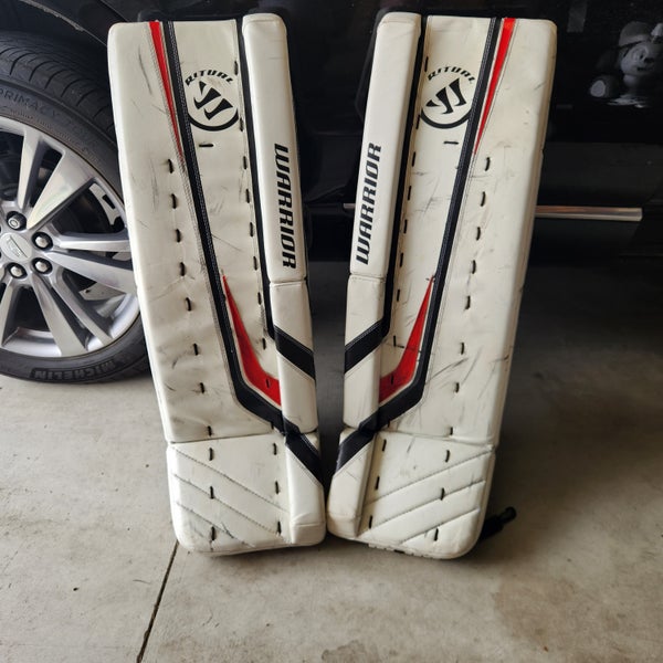 Used 34" Warrior Ritual G2 Goalie Leg Pads