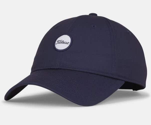 Titleist Montauk Lightweight Golf Adjustable Hat Cap NAVY New w/ Tags #93000