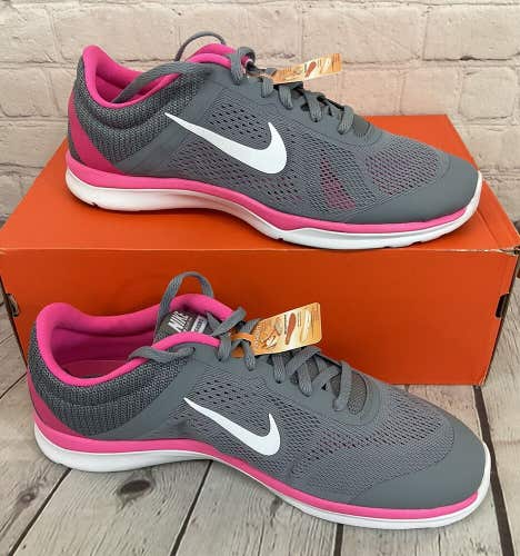Nike In Season TR 5 Women's Training Shoes Cool Grey White Pink US Size 11