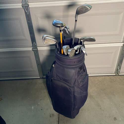 King Cobra Oversize Mens Right Handed Golf Club Complete Set With Bag