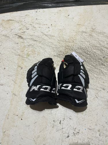 NEW CCM Jetspeed FT4 Gloves, Black/White, 13”