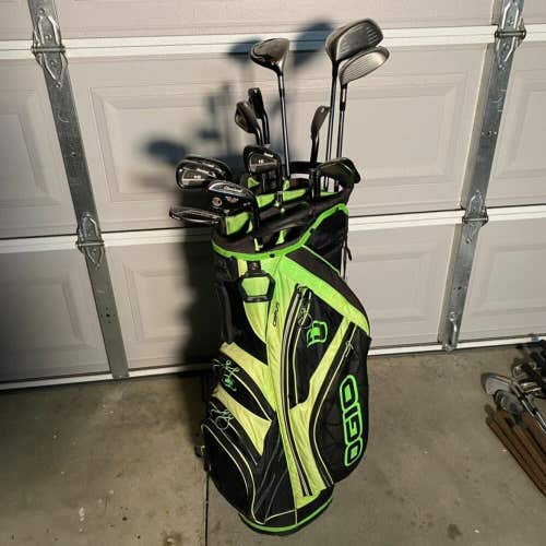 Cleveland CG16 Black Pearl Golf Club Complete Set With Ogio 14 Way Bag