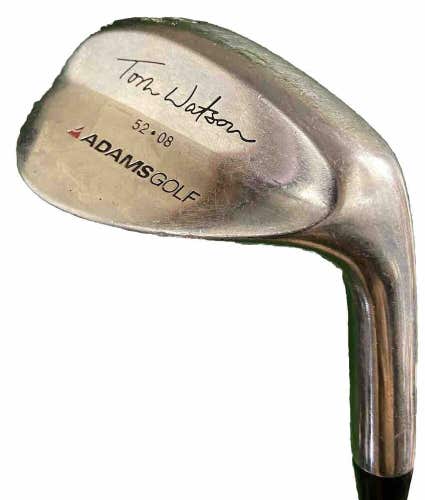 Adams Golf Tom Watson Gap Wedge 52*08* Performance Stiff Steel 35.5" New Grip RH