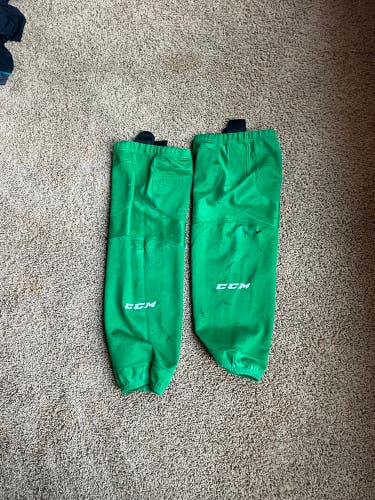 Green Used  CCM Socks