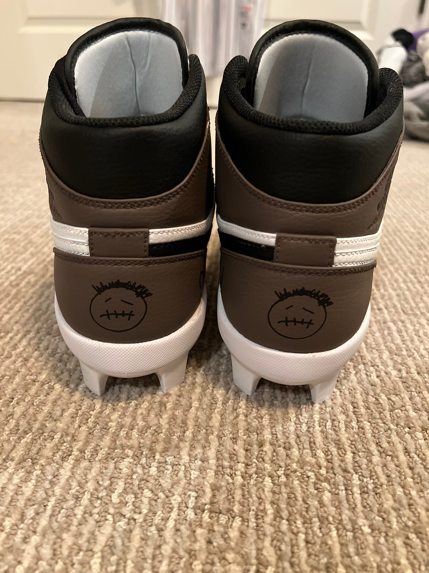 jordan custom baseball cleats