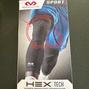McDavid hex padded protective compression leg sleeves/pair