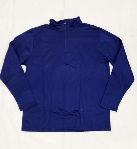 Augusta Sportswear 1/4 Zip Pullover Jacket Men's L Navy Blue 5507