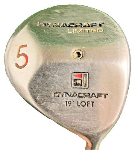 Dynacraft Limited 5 Wood 19 Degree Nice Grip RH TT Lite Regular Steel 41.25 Inch