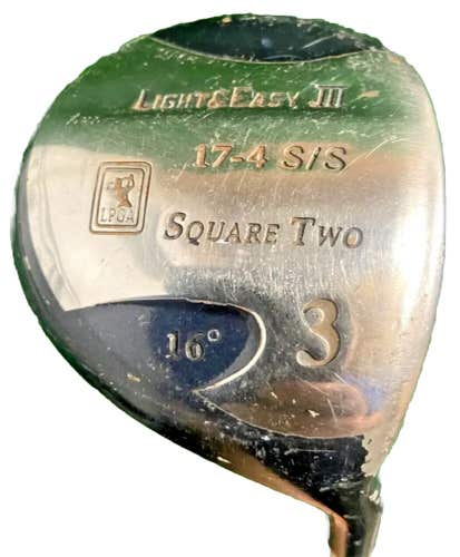 Square Two 3 Wood 16 Degree Light And Easy III New Grip RH Ladies Graphite 41.75
