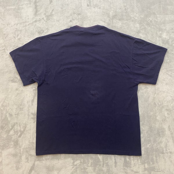 Vintage 2001 MLB All-Star Game Seattle T Shirt Men XL Navy Majestic Short Sleeve
