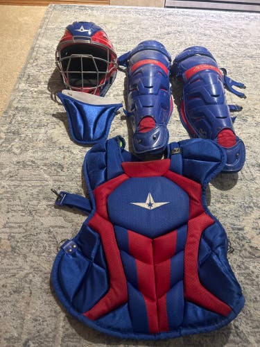 Used  All Star Catcher's Set