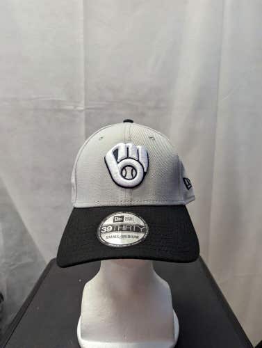 NWS Milwaukee Brewers New Era 39thirty Hat S/M MLB