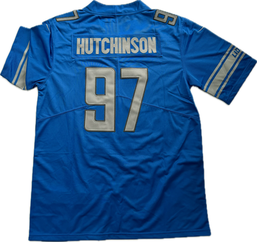 Aidan Hutchinson Blue Jersey All Men Women Youth Size Available