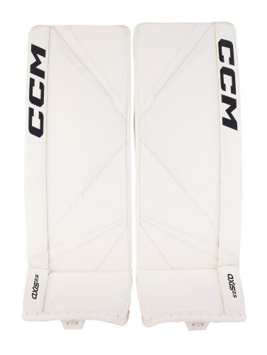 NEW CCM Axis 2.5 Goal Pads, White, 28+1