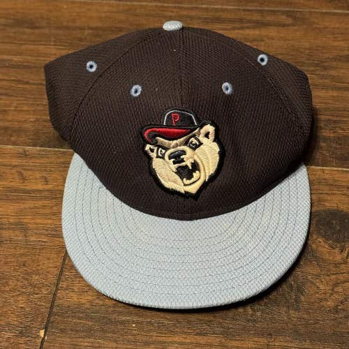 Pawtucket Red Sox MILB New Era Rare Low Crown On Field 5950 Fitted Hat Sz 7 3/8