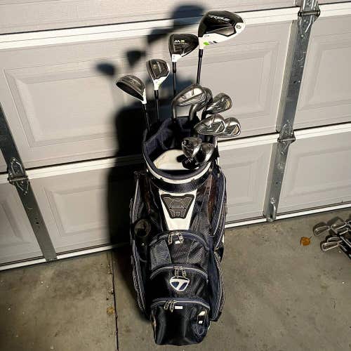 LEFT HANDED TaylorMade RBZ Mens Golf Club Set With Taylormade Bag