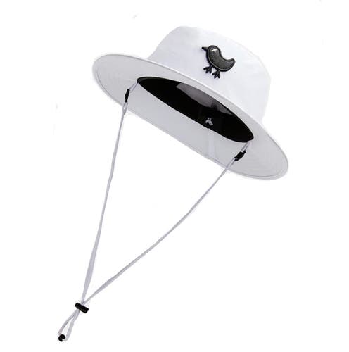NEW Bad Birdie Sun Bucket White Small/Medium Golf Hat/Cap