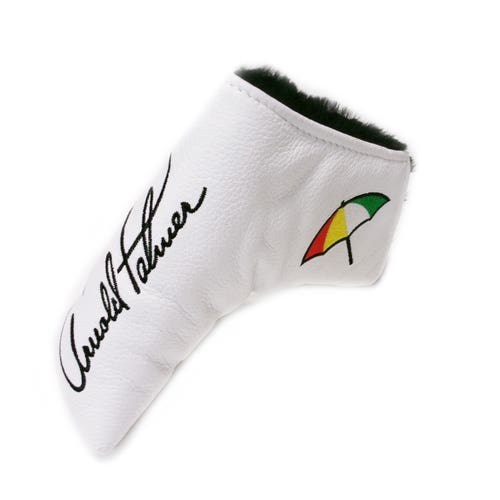NEW PRG Arnold Palmer Genuine Leather White Blade Putter Golf Headcover