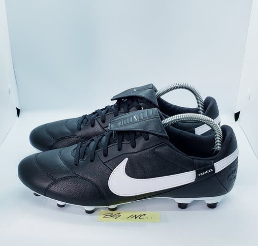 Nike Premier III FG Soccer Cleats Black White AT5889-010 Men's Size 9.5 NEW