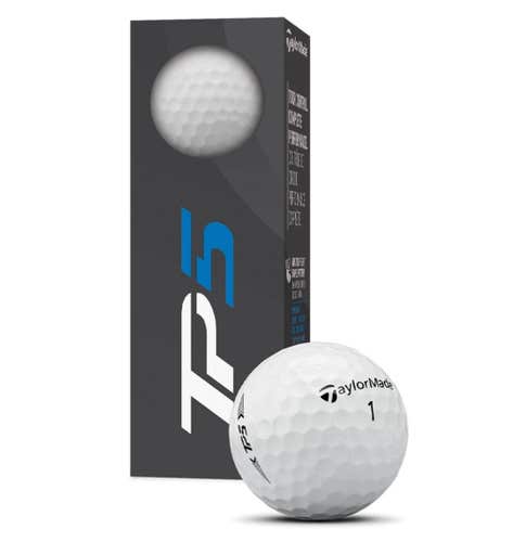 Taylor Made TP5 Golf Balls(WHITE, 3pk) 1 Sleeve 2021  NEW